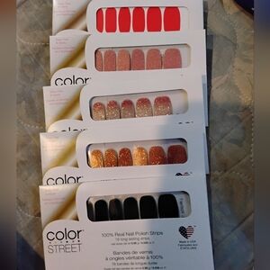 Color Street Nail Polish Strips Set 5pck NWT